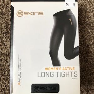 Skins A400 Women’s Long Tights Black M